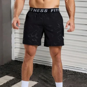 Men's quick drying training shorts and exercise shorts